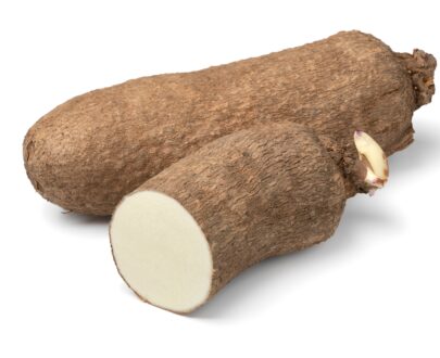 Whole yam tuber