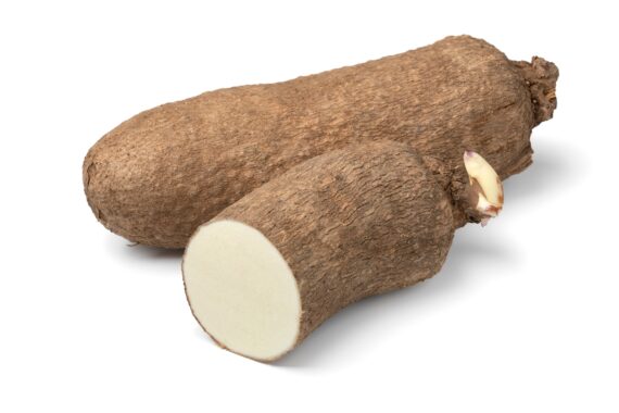 Whole yam tuber